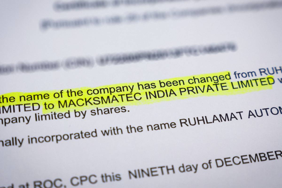 Official Rebranding: ruhlamat India becomes MackSmaTec India Cover